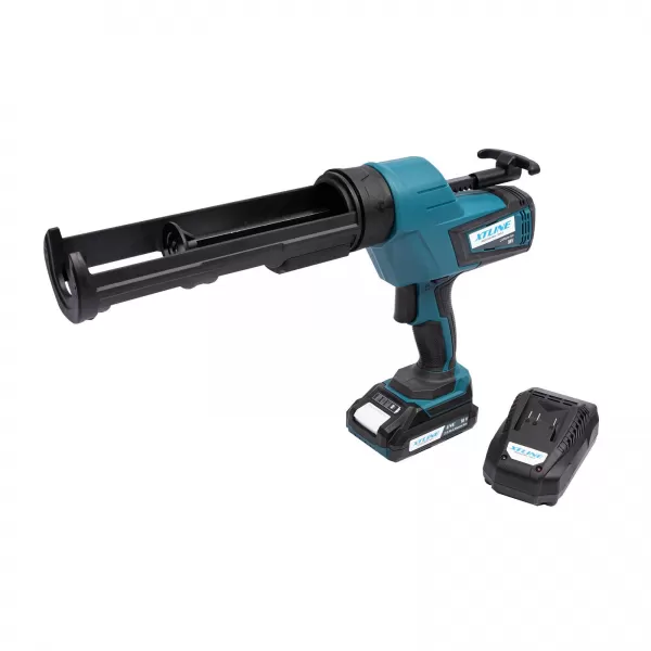 Aku vytlačovací pistole 310 ml, 18V/2,0 Ah + nabíječka 2.4 A Xtline XT102815-1B2
