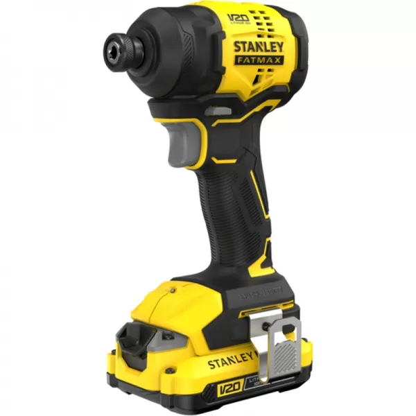 Aku bezuhlíkový rázový utahovák 18V 1x2,0Ah STANLEY FATMAX V20 SFMCF811D1T