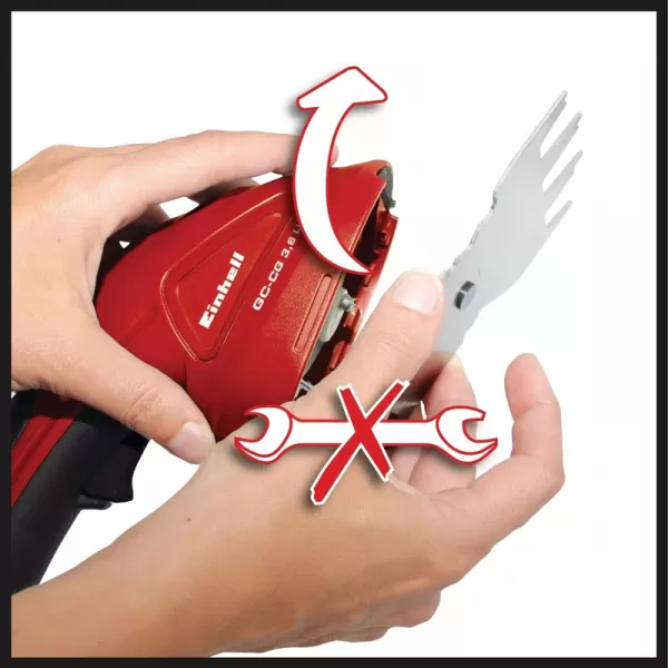 Aku nůžky na trávu a keře 3,6V/1,5Ah GC-CG 3,6 Li Einhell 3410455