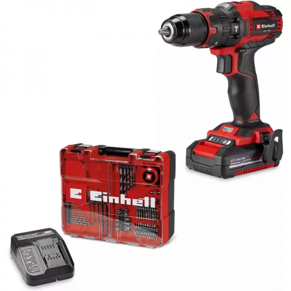 Aku šroubovák s příklepem 18V TE-CD 18/40 Li-i +64 (1x2,0Ah) Einhell 4514325
