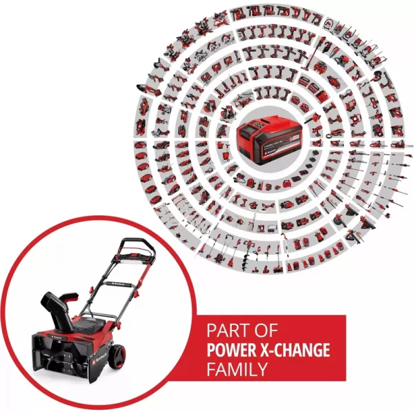 Aku sněhová fréza 36V/bez aku GP-ST 36/53 Li E BL-Solo Einhell 3417021
