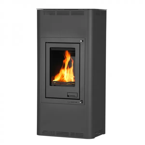 Krbová kamna AQUAFLAM 12 s výměníkem - černá, základní regulace Flamingo HSF29-002