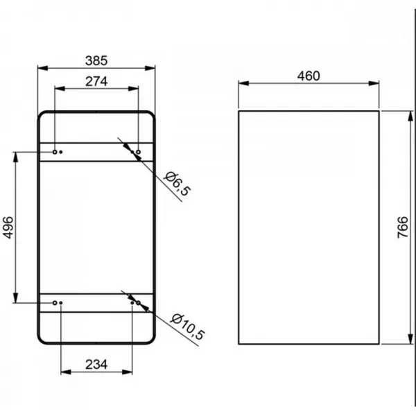 Stojan na dřevo FLAMINGO DELUXE 1, červená (Malia) Flamingo HSF42-063