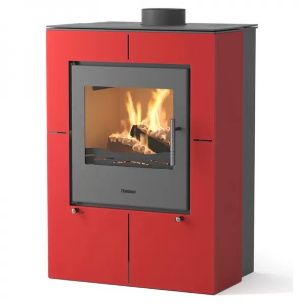 Krbová kamna FLAMINGO EVENES červená Flamingo HSF02-046