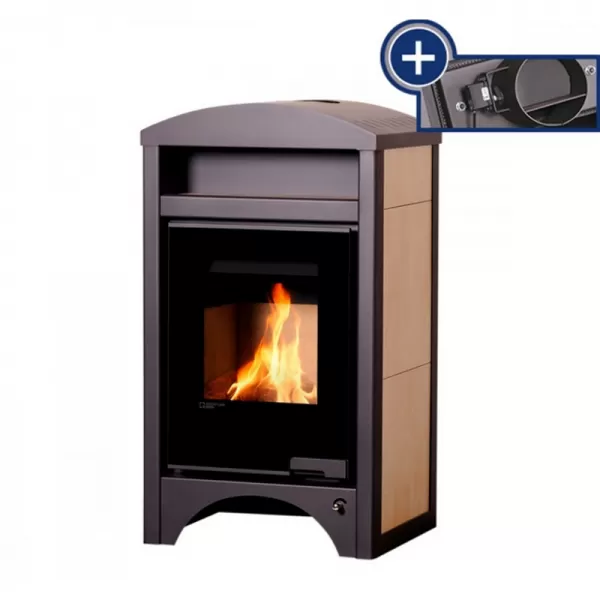 Krbová kamna AQUAFLAM VARIO BARMA 11/7kW dlažba Ořech Flamingo HSF34-008