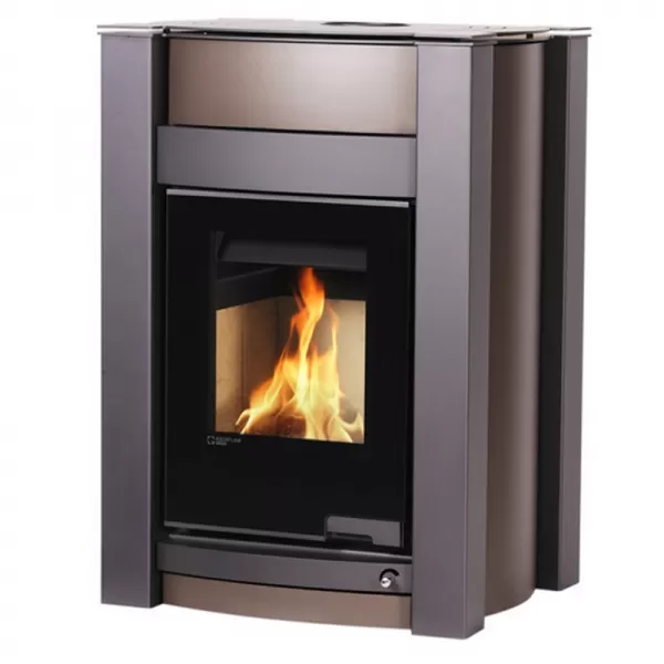 Krbová kamna AQUAFLAM VARIO KALMAR 11/5kW hnědá - sametová Flamingo HSF34-014
