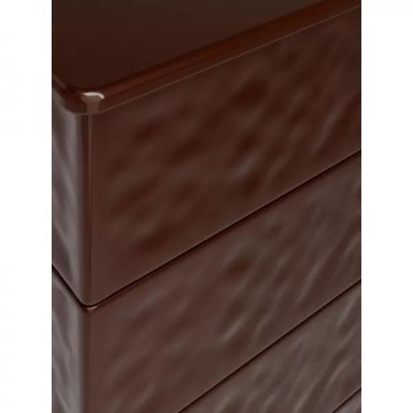 Kachlová kamna AQUAFLAM VARIO PERU 11/7kW, kachle hnědá Flamingo HSF34-115