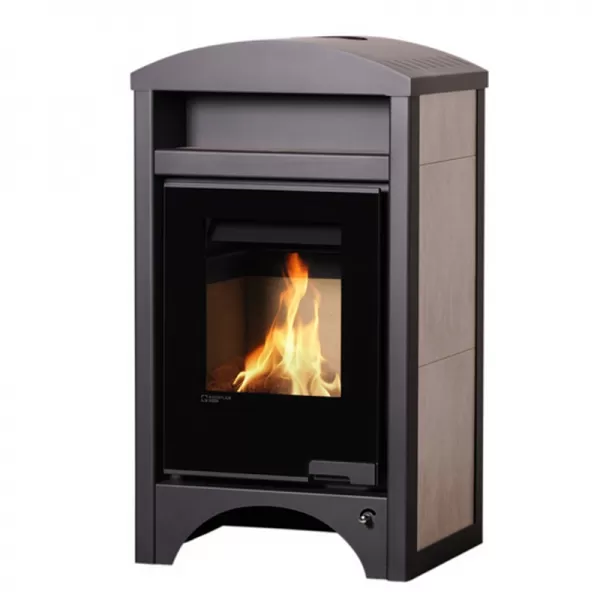 Krbová kamna AQUAFLAM VARIO BARMA 11/7kW dlažba Bělený Dub Flamingo HSF34-009