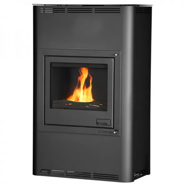 Krbová kamna AQUAFLAM 25 s výměníkem - černá, automatická regulace Flamingo HSF29-010