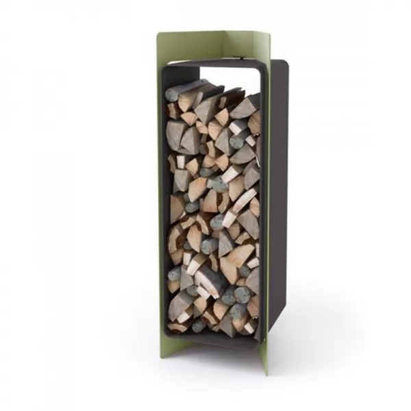 Stojan na dřevo FLAMINGO DELUXE 4, olivová (Pulau) Flamingo HSF42-060