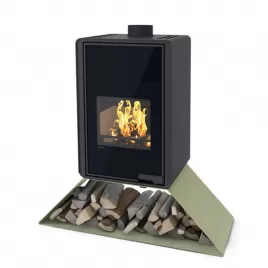 Krbová kamna FLAMINGO DELUXE SENAI, olivová Flamingo HSF42-036