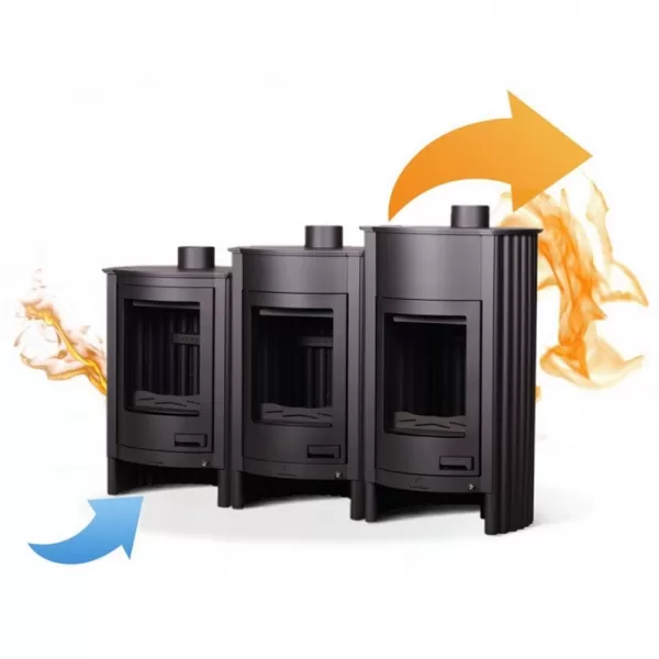 Krbová kamna MASTERFLAMME Grande II, šedá Flamingo HSF41-024