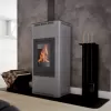 Krbová kamna AQUAFLAM 12 s výměníkem - šedá, manuální regulace Flamingo HSF29-014