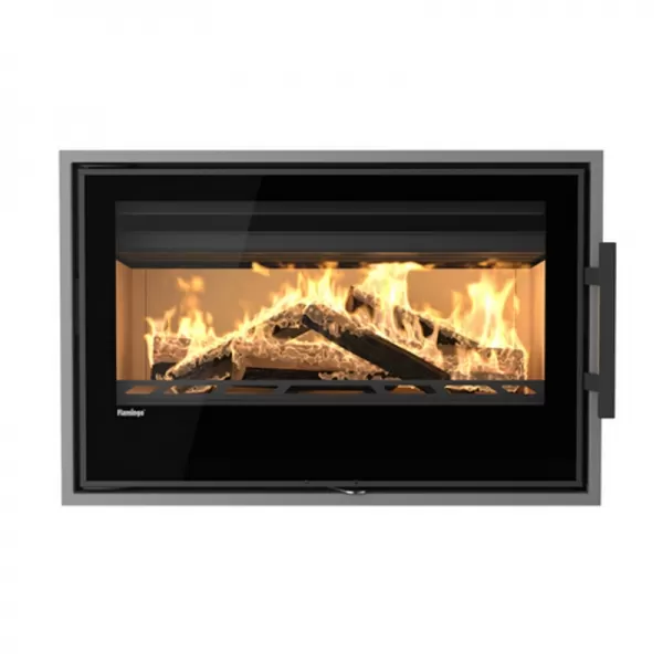 Krycí rámeček krbové vložky FLAMINGO X15, 20 mm, šedý Flamingo HSF45-093