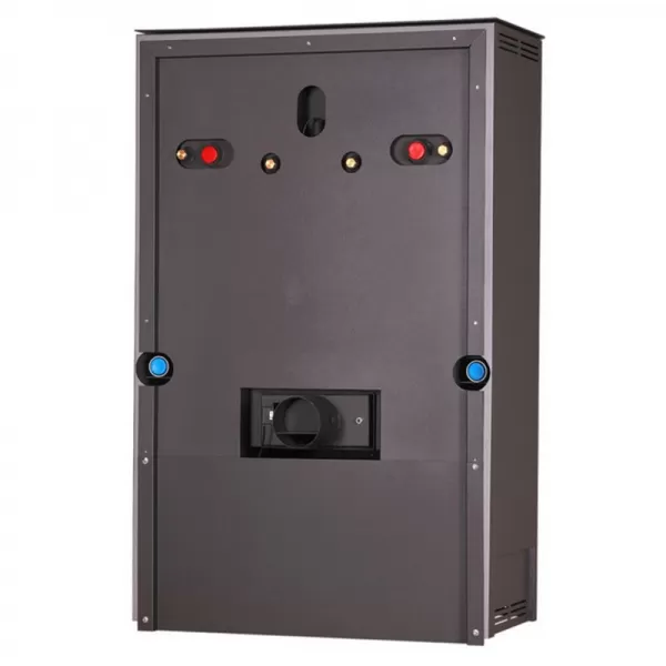 Krbová kamna AQUAFLAM 25 s výměníkem - šedá, manuální regulace Flamingo HSF29-020