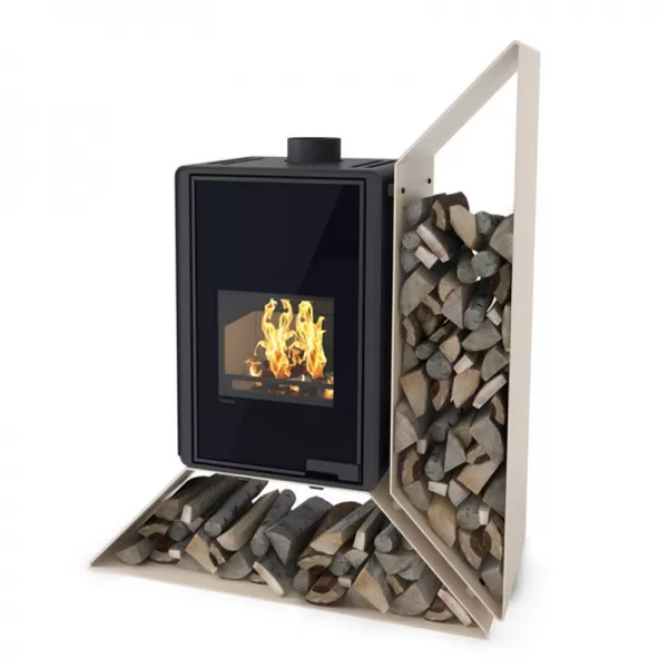 Krbová kamna FLAMINGO DELUXE KAMPA pravá, krémová Flamingo HSF42-016