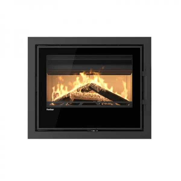 Krycí rámeček krbové vložky FLAMINGO M9, 46 mm, černý Flamingo HSF45-096