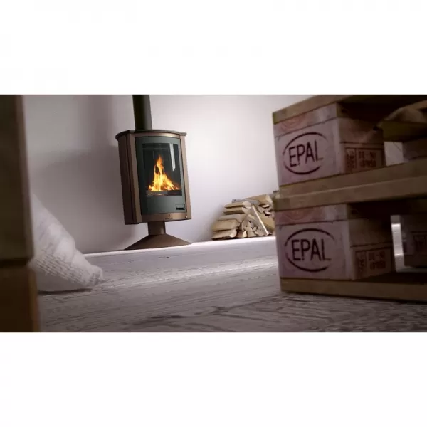 Krbová kamna MASTERFLAMME Piccolo II, hnědá - sametová Flamingo HSF41-014