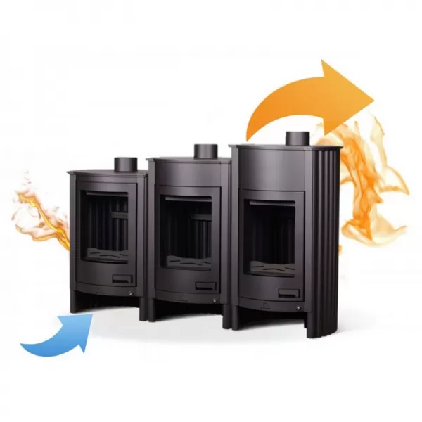 Krbová kamna MASTERFLAMME Piccolo II, hnědá - sametová Flamingo HSF41-014