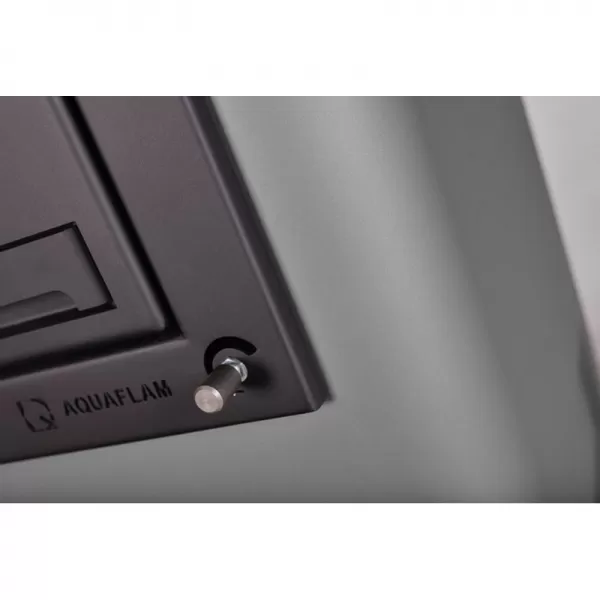 Krbová kamna AQUAFLAM 25 s výměníkem - šedá, základní regulace Flamingo HSF29-021