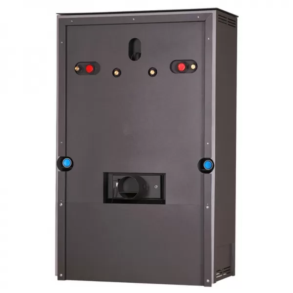 Krbová kamna AQUAFLAM 7 s výměníkem - šedá, automatická regulace Flamingo HSF29-022