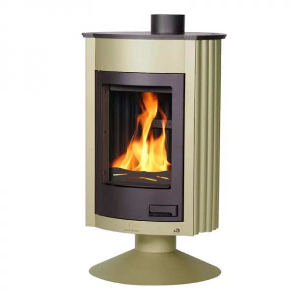 Krbová kamna MASTERFLAMME Medie II, olivová Flamingo HSF41-010