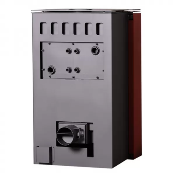 Krbové kachle AQUAFLAM VARIO KALMAR 11/5kW červené, elektronické ovládanie Flamingo HSF34-055