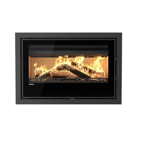 Krycí rámeček krbové vložky FLAMINGO X15, 46 mm, černý Flamingo HSF45-098
