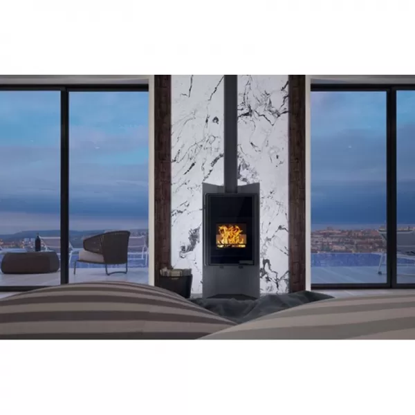 Krbová kamna FLAMINGO DELUXE PULAU, šedá Flamingo HSF42-031