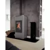 Krbová kamna AQUAFLAM 7 s výměníkem - šedá, manuální regulace Flamingo HSF29-023
