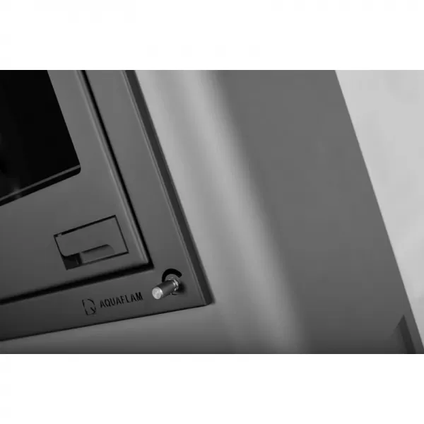 Krbová kamna AQUAFLAM 12 s výměníkem - šedá, automatická regulace Flamingo HSF29-013