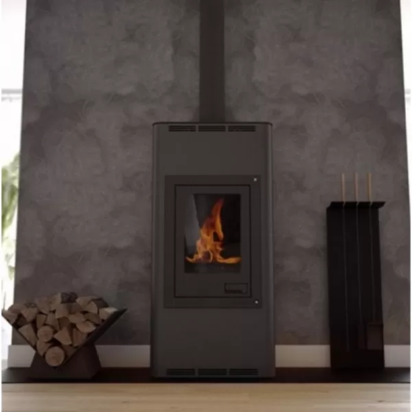 Krbová kamna AQUAFLAM 12 s výměníkem - černá, základní regulace Flamingo HSF29-002