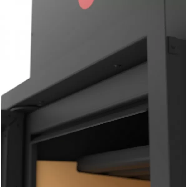 Krycí rámeček krbové vložky FLAMINGO M9, 46 mm, černý Flamingo HSF45-096