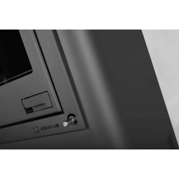 Krbová kamna AQUAFLAM 7 s výměníkem - černá, základní regulace Flamingo HSF29-001