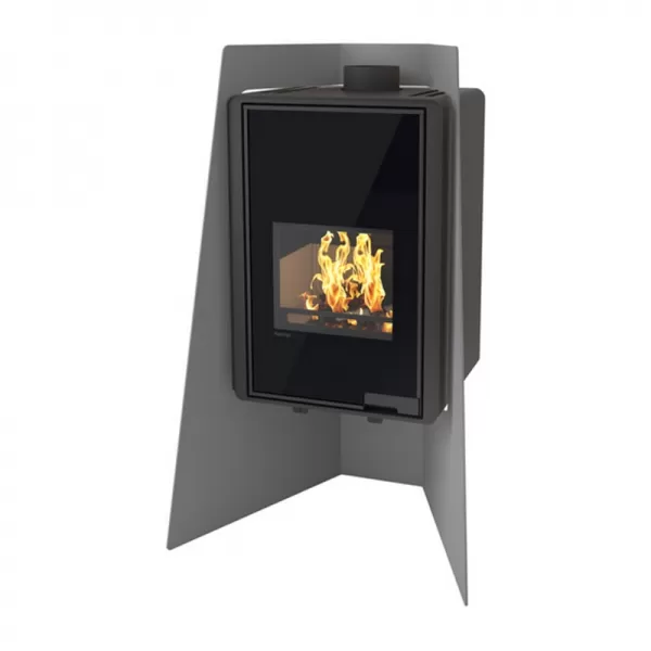 Krbová kamna FLAMINGO DELUXE ISLAND, šedá Flamingo HSF42-006