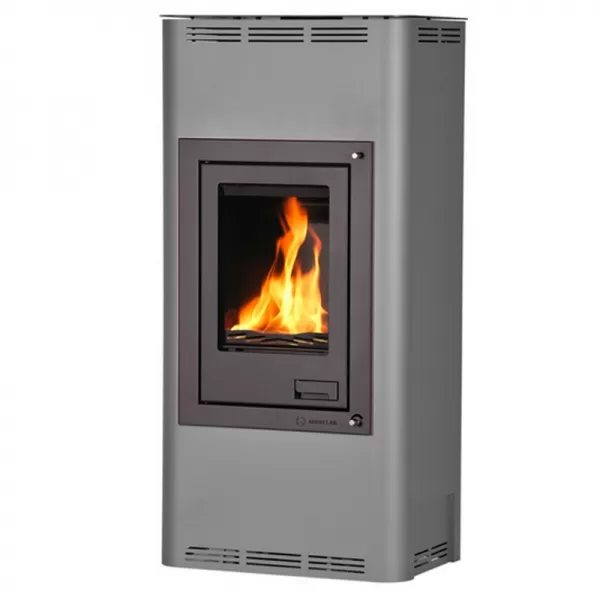 Krbová kamna AQUAFLAM 7 s výměníkem - šedá, manuální regulace Flamingo HSF29-023