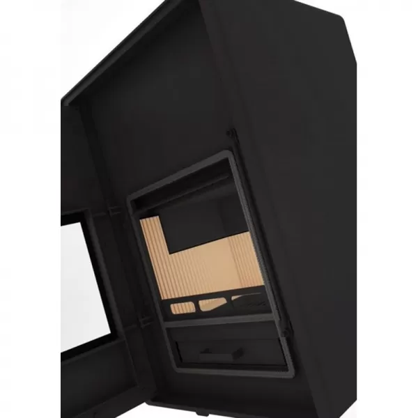 Krbová kamna FLAMINGO DELUXE KAMPA levá, černá Flamingo HSF42-007