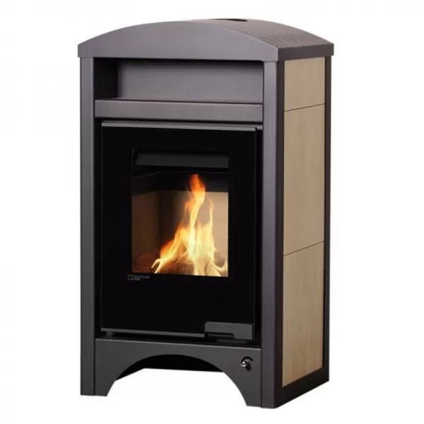 Krbová kamna AQUAFLAM VARIO BARMA 11/5kW dlažba Javor Flamingo HSF34-001