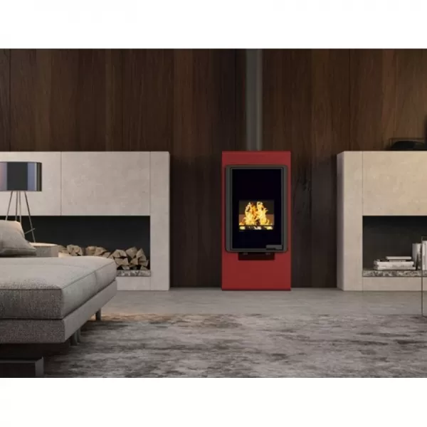 Krbová kamna FLAMINGO DELUXE SINGA, červená Flamingo HSF42-039