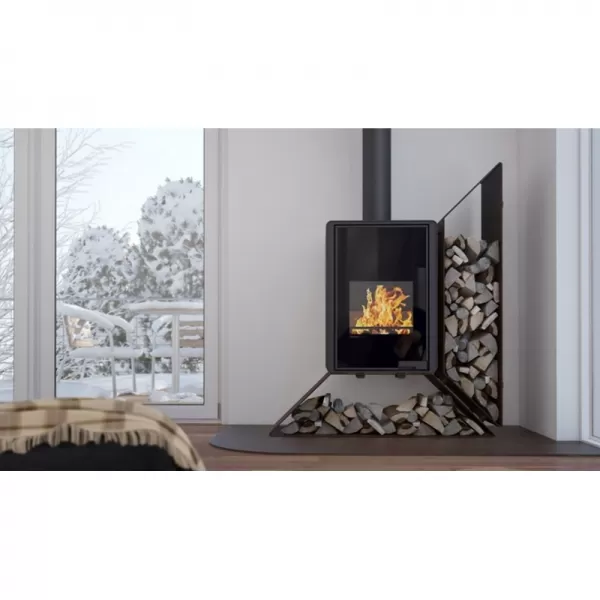 Krbová kamna FLAMINGO DELUXE KAMPA levá, hnědá - sametová Flamingo HSF42-009