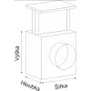 Filtr k ventilátoru / do rozvodů teplého vzduchu 160 mm HSF18-021
