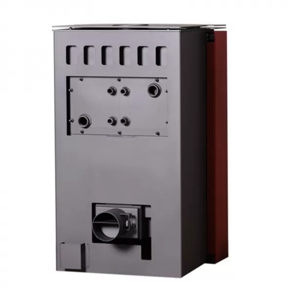Krbová kamna AQUAFLAM VARIO SAPORO 11kW červená (teplovzdušná verze) Flamingo HSF34-103