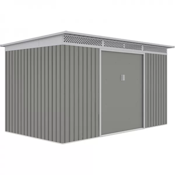 Zahradní domek G21 GRAH 700 - 340 x 206 cm, metalický šedý 63900993