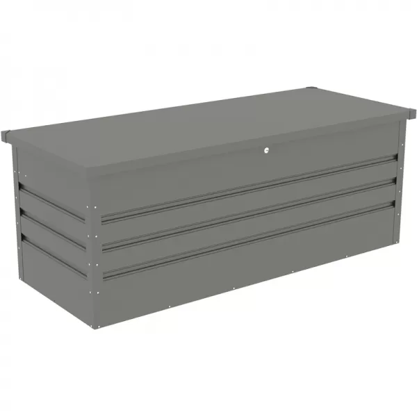Zahradní box G21 Denver 560 L, metalický šedý plechový 63900852