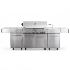 Plynový gril G21 Nevada BBQ kuchyně Premium Line, 7 hořáků + zdarma redukční ventil