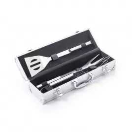 Grilovací nářadí sada 3 ks, hliníkový kufr G21 635391