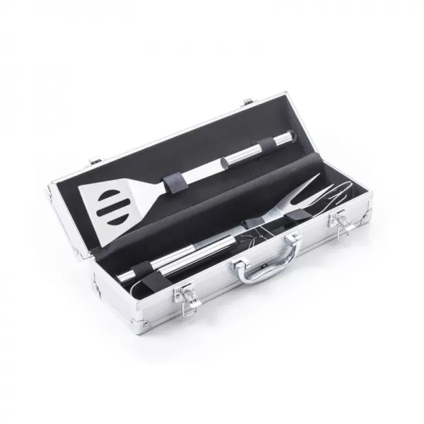 Grilovací nářadí sada 3 ks, hliníkový kufr G21 635391