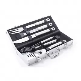 Grilovací nářadí sada 5 ks, hliníkový kufr G21 635392