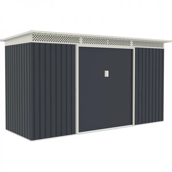 Zahradní domek G21 GRAH 483 - 340 x 142 cm, antracitový 6390091