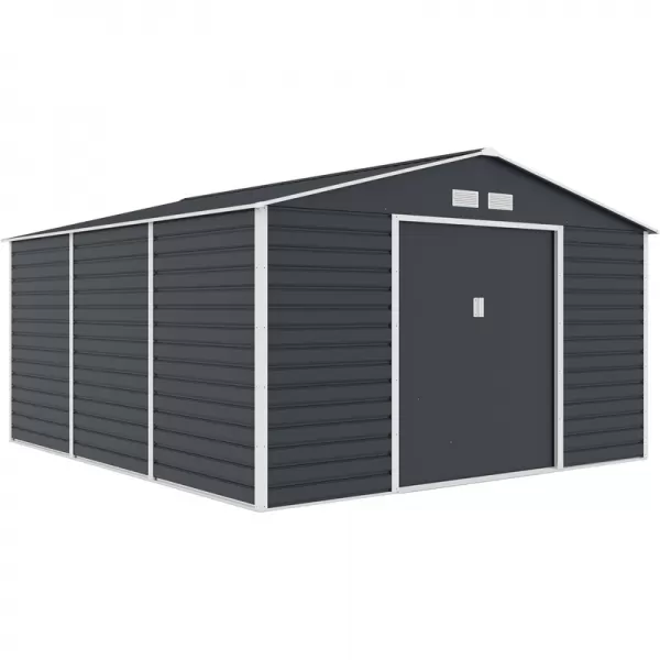 Zahradní domek G21 GAH 1300 - 340 x 382 cm, antracitový 63900695